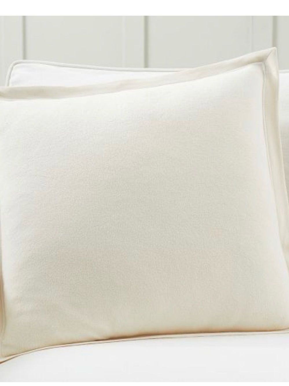 2x Pottery Barn Cozy Fleece Pillow Cover (two covers) NWT